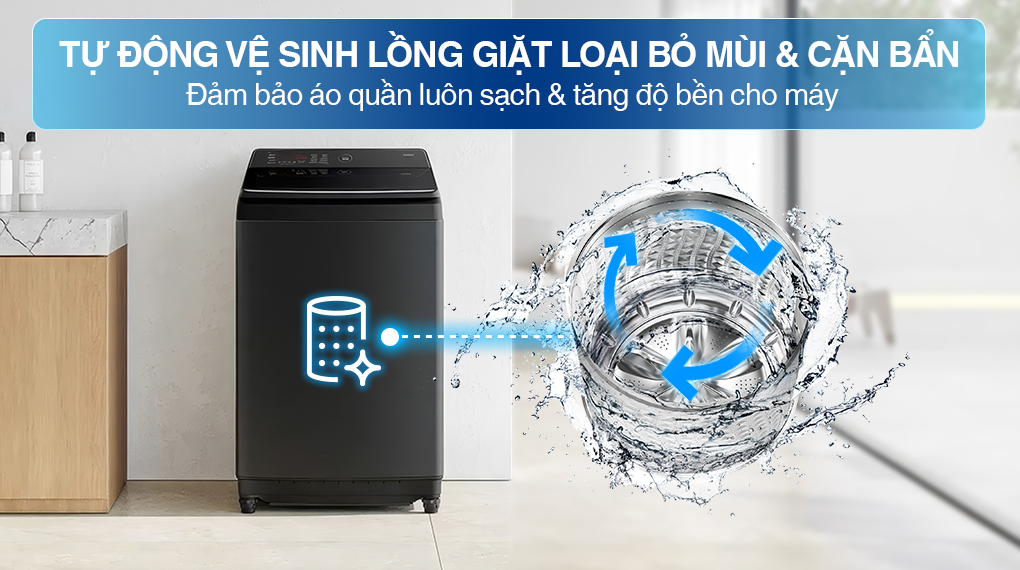 Máy giặt Samsung Cửa Trên WA40F95E4CSV 9.5kg